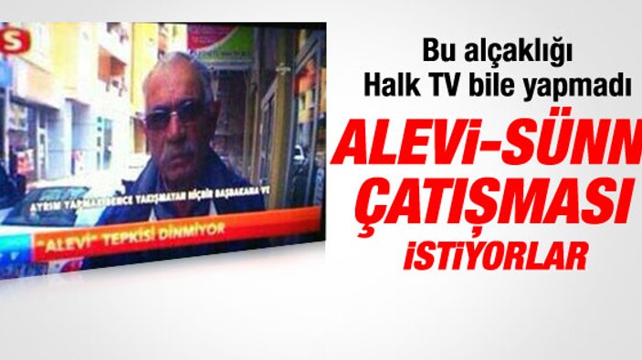 Samanyolu TV'de Alevi - Sünni kışkırtması