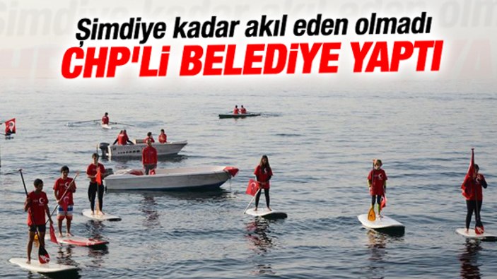 Kadıköy'de Ata'ya saygı zinciri