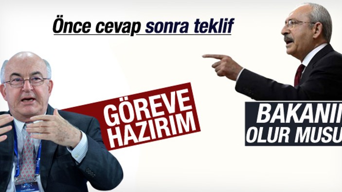 Kemal Derviş Kılıçdaroğlu'nun teklifini kabul etti
