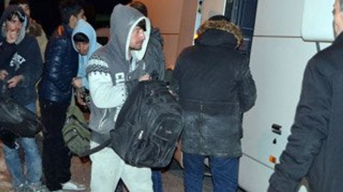 Sırbistan'da 136 kaçak göçmen yakalandı