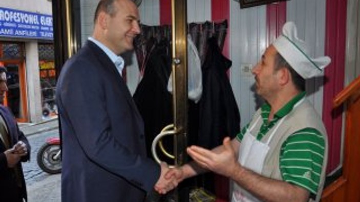 Süleyman Soylu'nun Trabzon'da seçim çalışmaları