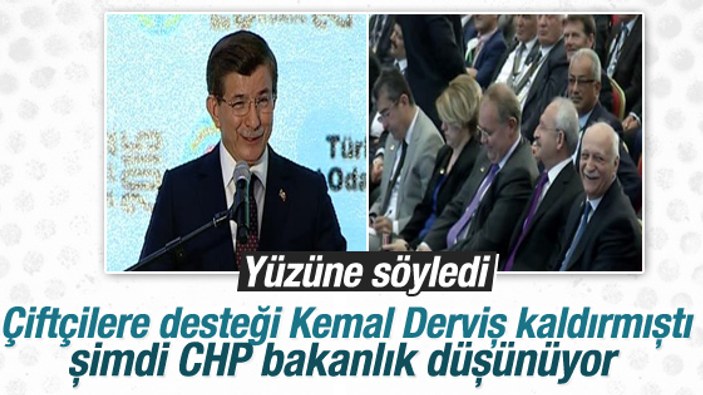 Başbakan Davutoğlu'nun TZOB konuşması