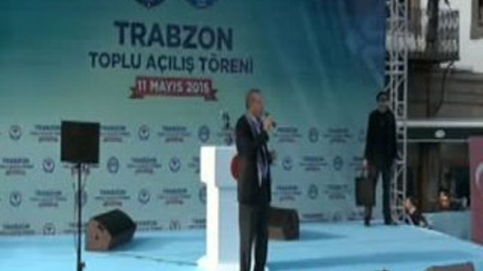 Cumhurbaşkanı Erdoğan'ın Trabzon konuşması