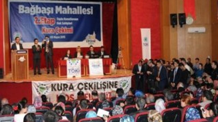 Kırşehir'de 444 konutun sahipleri belirlendi