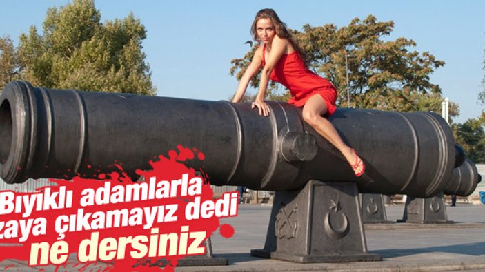 Karolin Fişekçi'nin bıyık rahatsızlığı