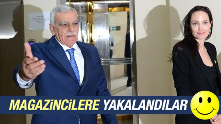 Ahmet Türk Angelina Jolie ve Erdoğan'ı karşıladı