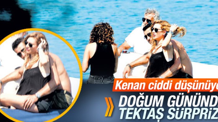 Kenan İmirzalıoğlu Sinem Kobal'a tektaş aldı