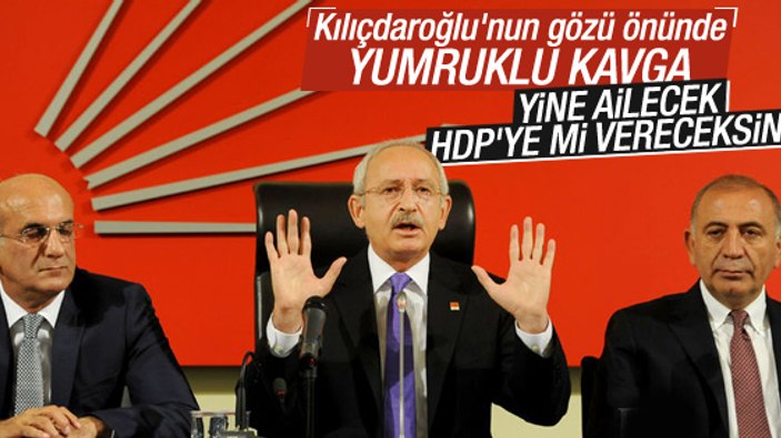 CHP Parti Meclisi'nde kavga çıktı