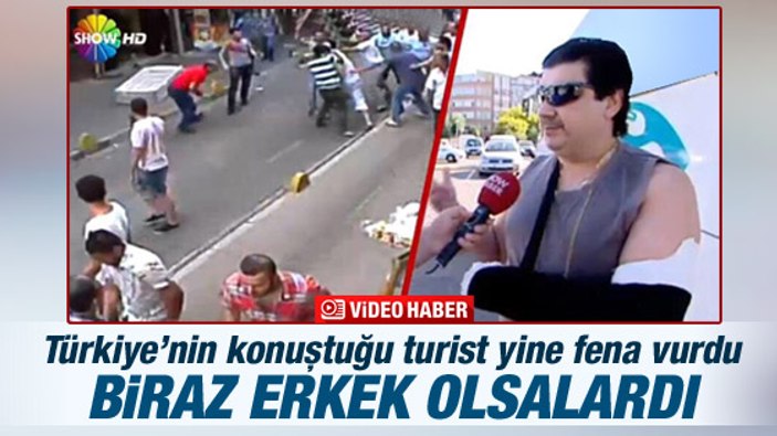 Aksaray'da esnafı döven İrlandalı turist konuştu