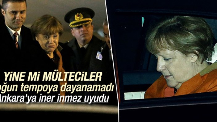 Almanya Başbakanı Angela Merkel Ankara'da