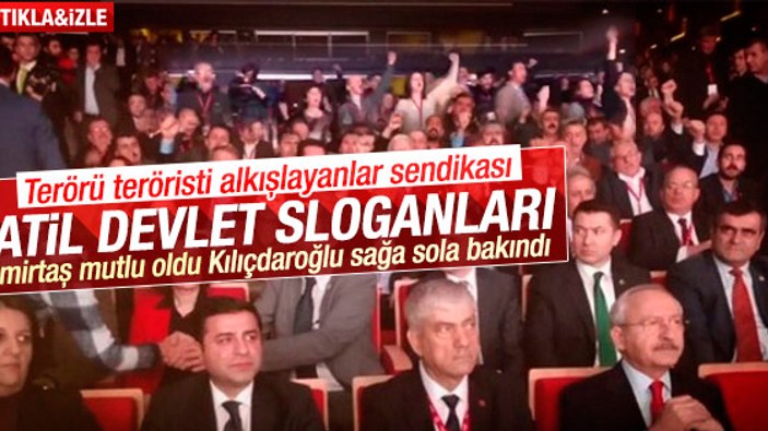 DİSK Genel Kurulu'nda 'Katil devlet' sloganları
