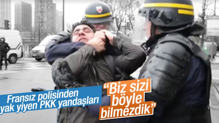 Paris'teki Cizre protestosunda yaralanan Kürt eylemci