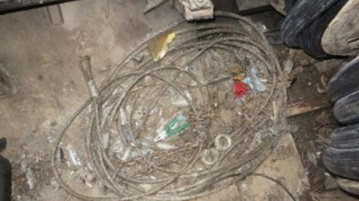 Ankara'da kablo hırsızlarına suçüstü