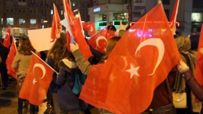 Erzurum'da teröre tepki yürüyüşü