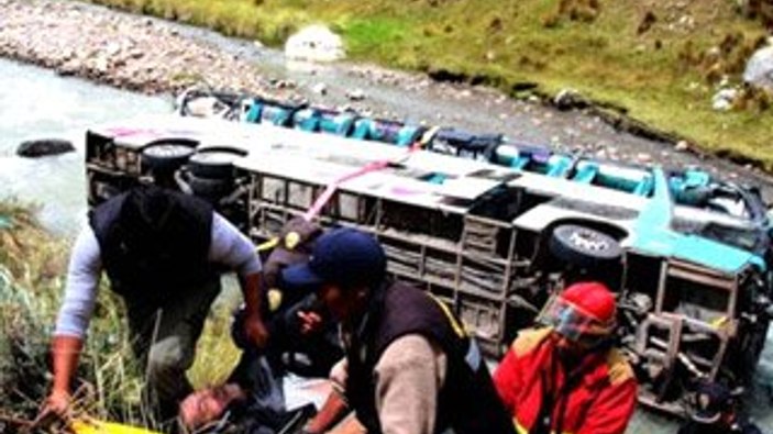 Peru'da kaza: 23 kişi hayatını kaybetti