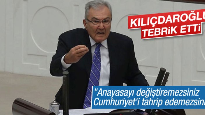 Deniz Baykal Meclis'te konuştu