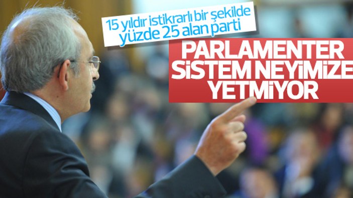 Kemal Kılıçdaroğlu Anayasa teklifini eleştirdi
