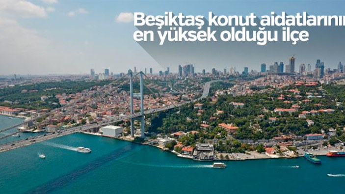 Beşiktaş konut aidatlarının en yüksek olduğu ilçe oldu