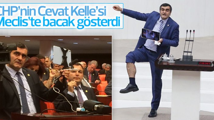 CHP'li Ali Şeker vekillere bacağını açtı