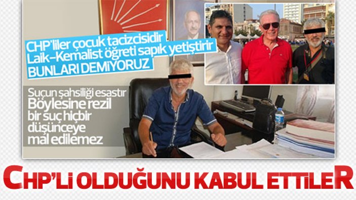 İstismardan tutuklanan CHP üyesine ihraç