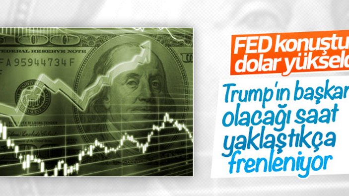 Dolar ABD'deki hızlı faiz artışı sinyalleriyle yükseldi