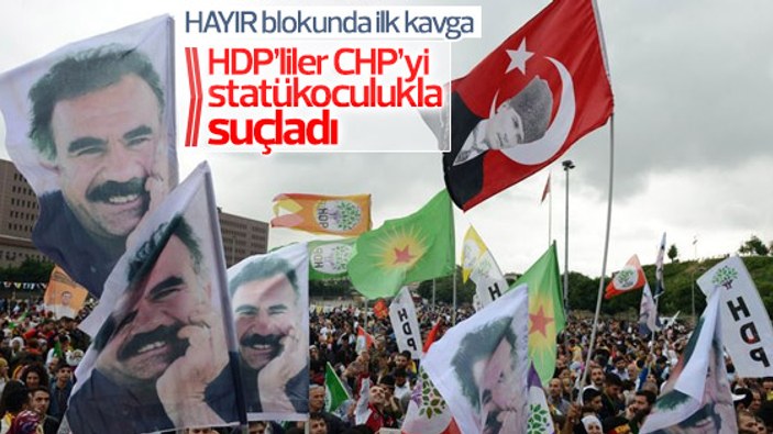 HDP'den CHP'nin Hayır kampanyasına ilk tepki