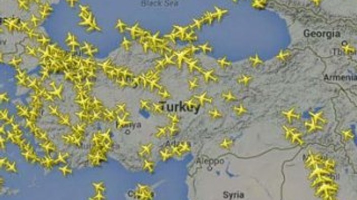 Türk hava sahasında 17 saniyede bir uçuş gerçekleşti