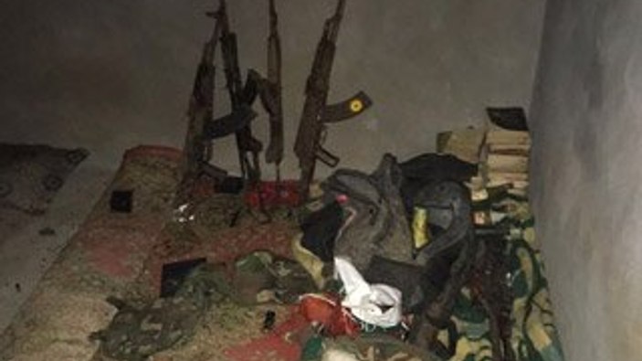 Mardin’de terörist sığınağından mühimmat çıktı
