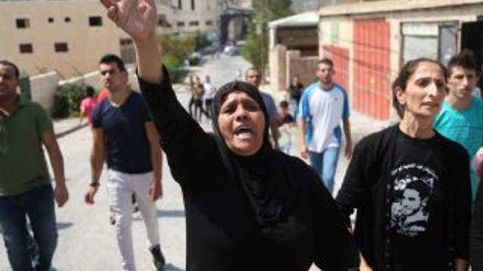 İsrail askerinin Batı Şeria'daki gösterilere müdahalesi