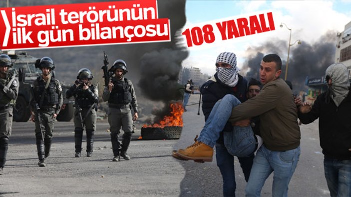 İsrail'den Filistinlilere sert müdahale