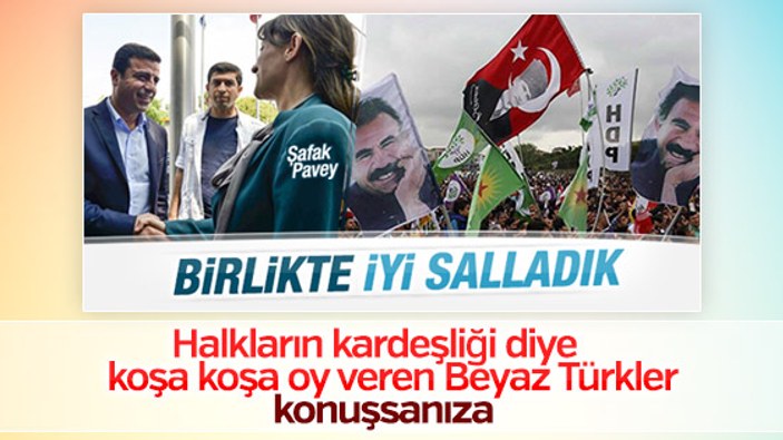 HDP'ye oy veren beyaz Türklere Hasip Kaplan şoku