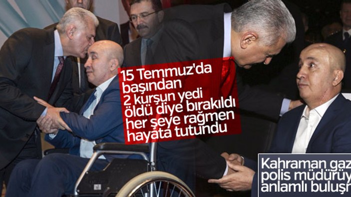 Başbakan Yıldırım Turgut Aslan'la bir araya geldi