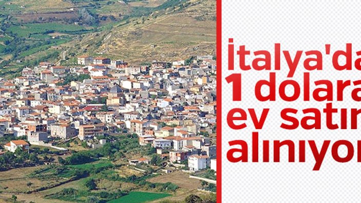 İtalya'da 1 dolara ev