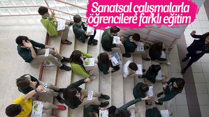 Öğrenciler geleceği okul koridorlarında tasarlıyor