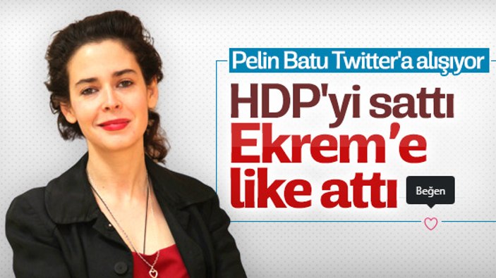 Pelin Batu'nun ilk like'ı İmamoğlu'na