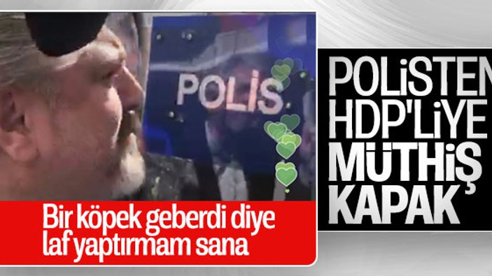 HDP'nin provokasyon girişimine polisten ders gibi yanıt