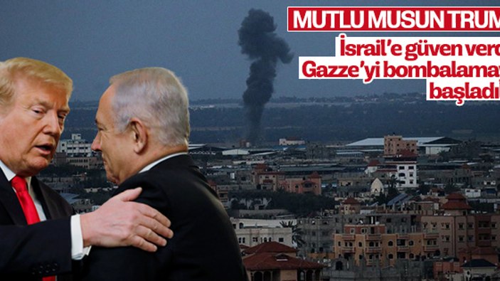 İsrail Gazze'yi bombalıyor