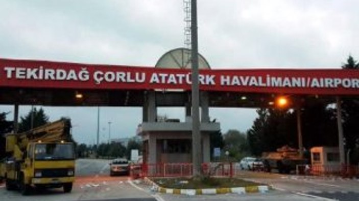Çorlu Havalimanı'nın adı değişti