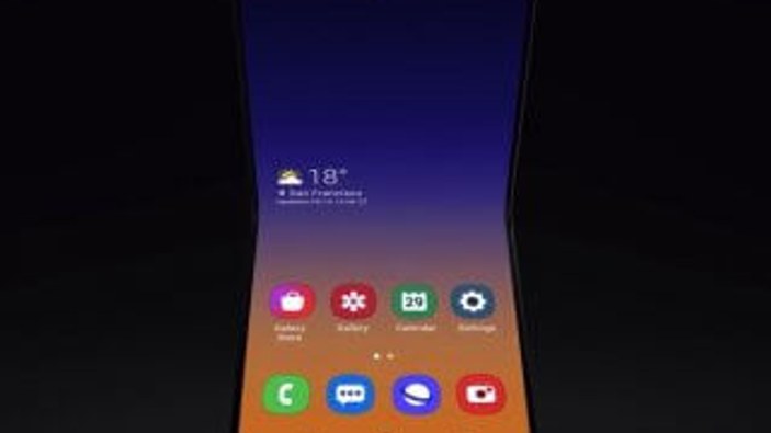 Samsung, katlanabilir yeni telefonunun tasarımını paylaştı