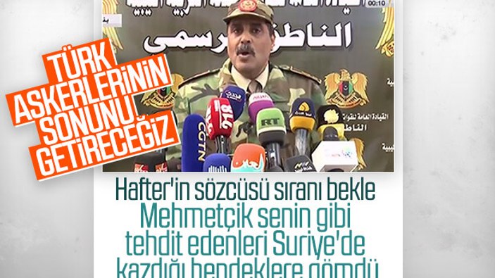 Hafter'in sözcüsünden küstah sözler