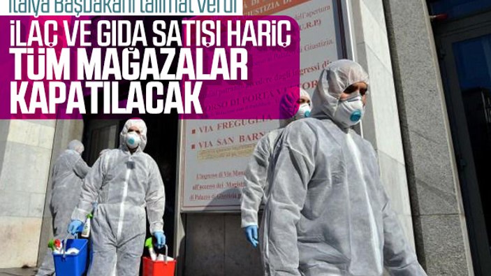 İtalya'da tüm ticari faaliyetler durduruldu