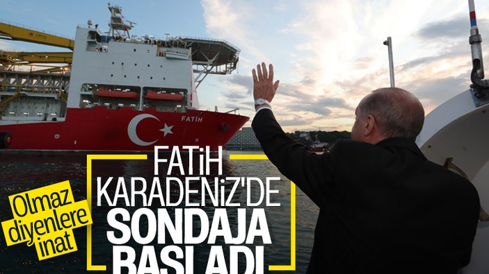 Fatih, Karadeniz'de sondaja başladı