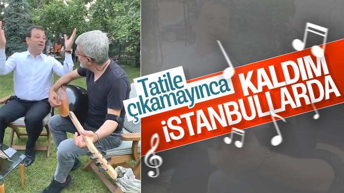 Ekrem İmamoğlu türkü söyledi