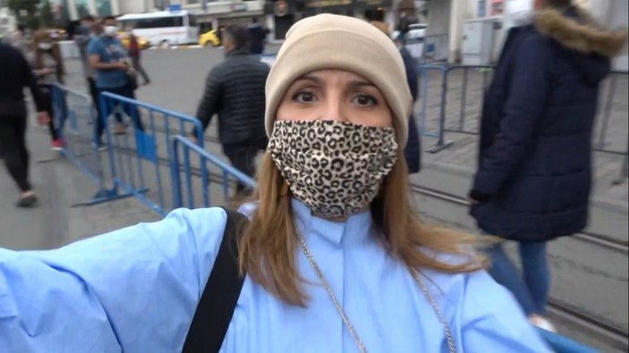 İstanbul'da kadın turist gazeteciye saldırdı