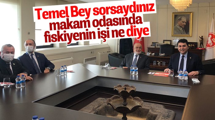 Temel Karamollaoğlu, Gültekin Uysal'ı ziyaret etti