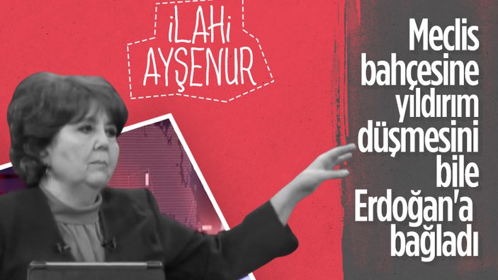 Ayşenur Arslan Meclis'e düşen yıldırımı Erdoğan'a bağladı