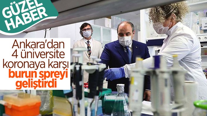 Mustafa Varank açıkladı: Türkiye, koronavirüse karşı burun spreyi geliştirdi