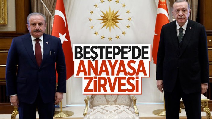 Cumhurbaşkanı Erdoğan, Mustafa Şentop ile görüştü