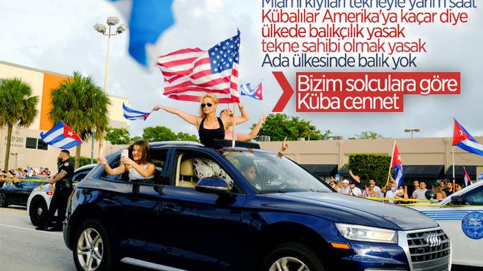 ABD'de Küba için gösteri