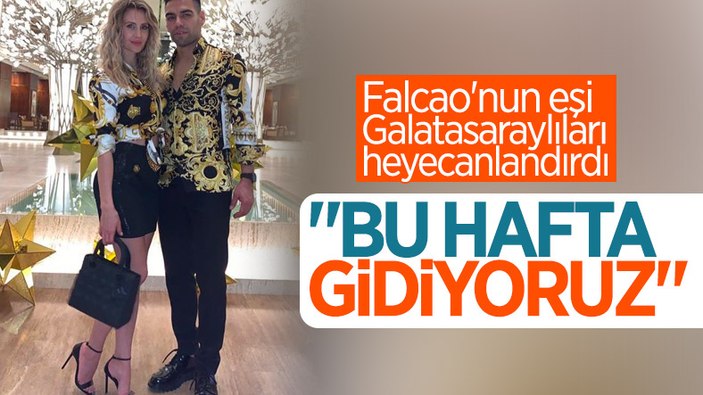 Falcao'nun eşi: Bu hafta gidiyoruz
